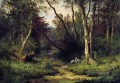 Paisaje forestal con garzas 1870 Ivan Ivanovich